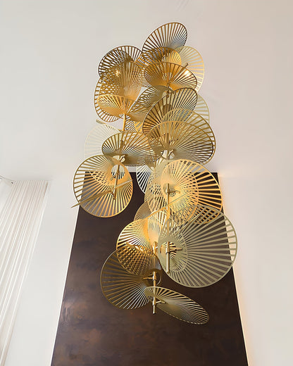 Cattail Leaf Chandelier