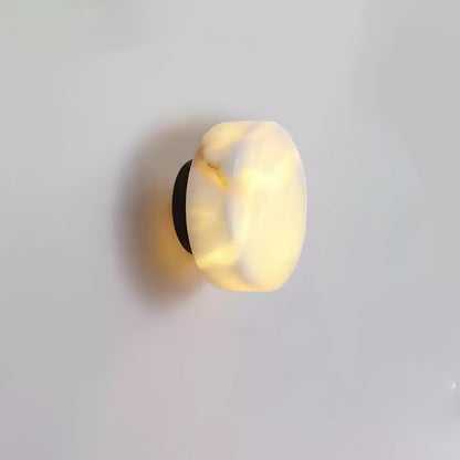 Cylindrical Alabaster Wall Light