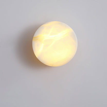 Cylindrical Alabaster Wall Light