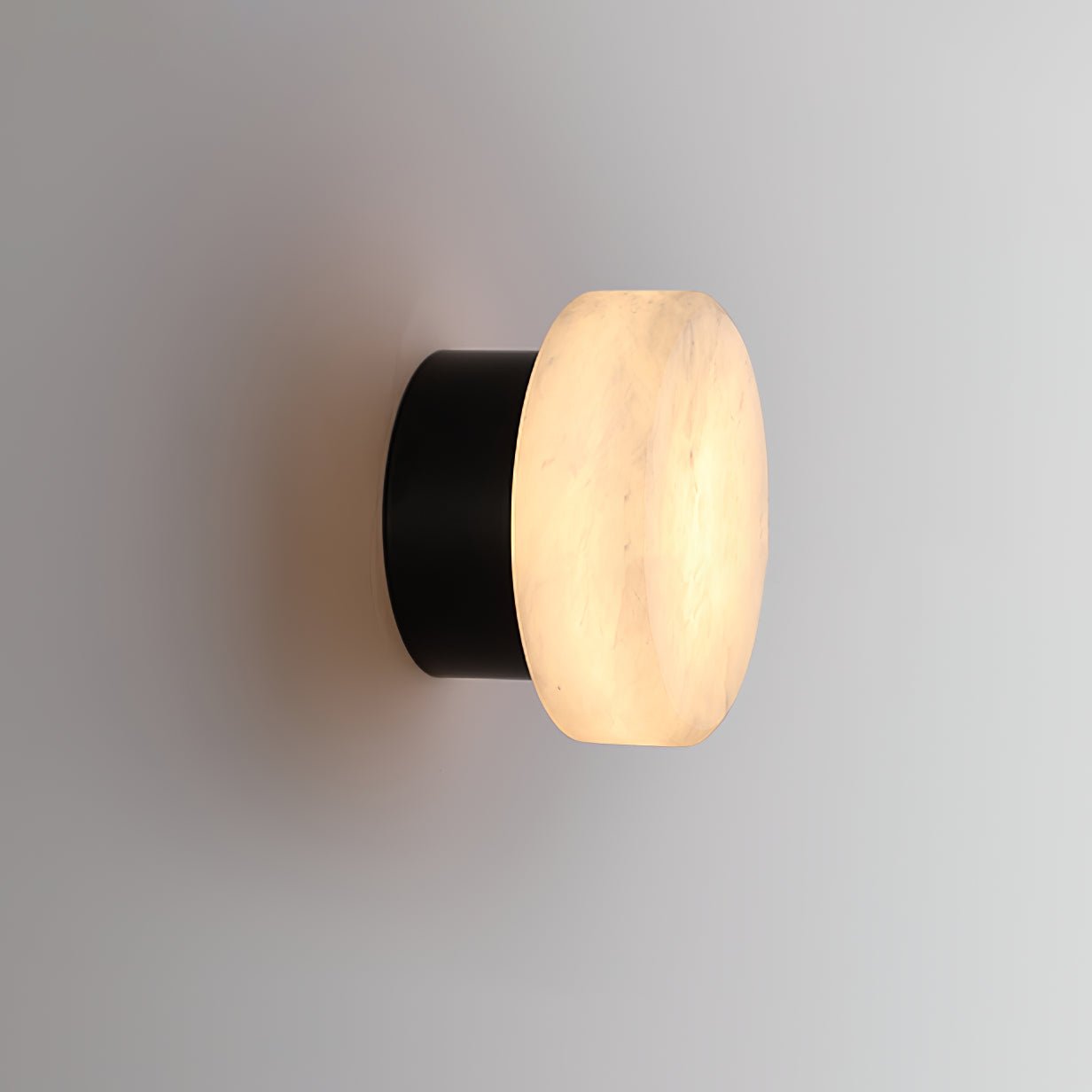 Cylindrical Alabaster Wall Light