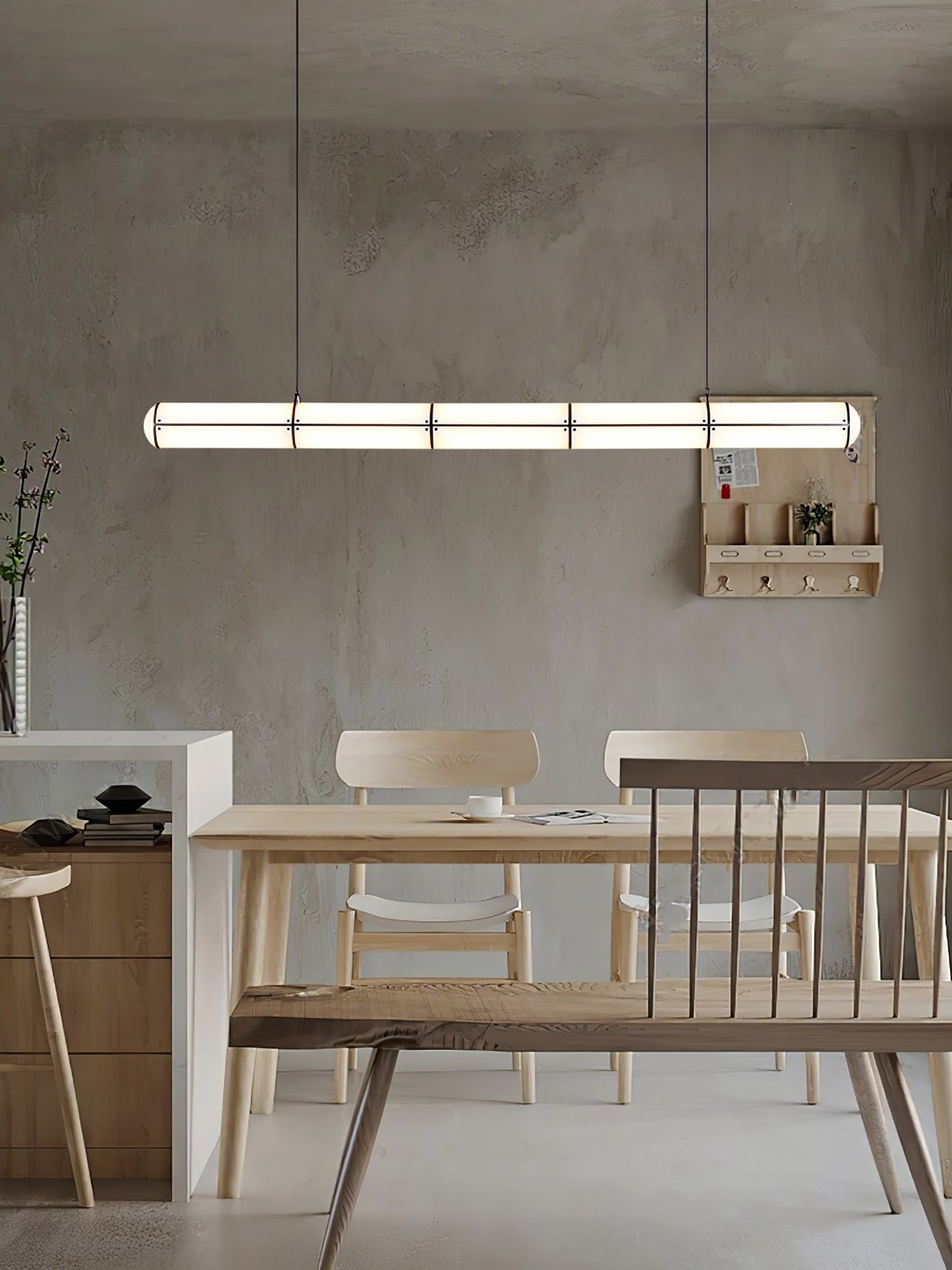 Cylindrical Endless Pendant Light