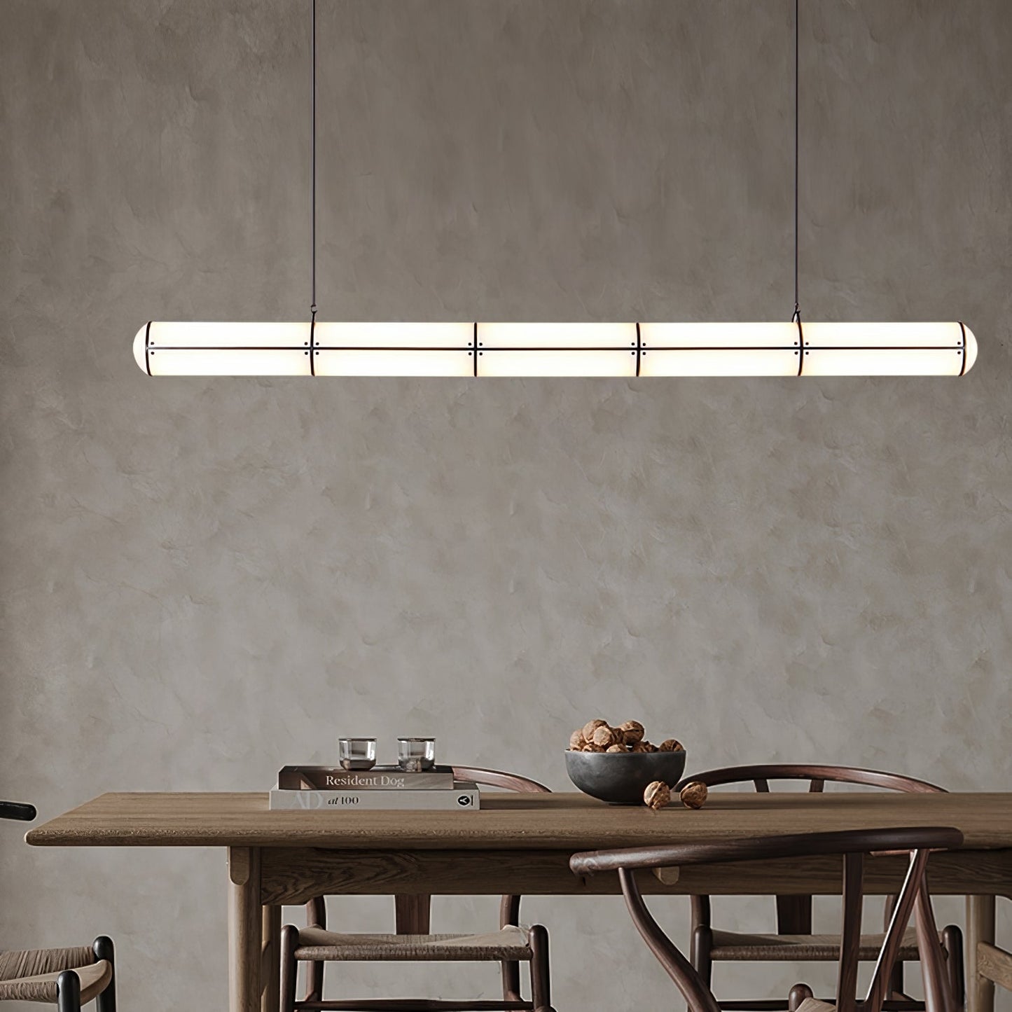 Cylindrical Endless Pendant Light