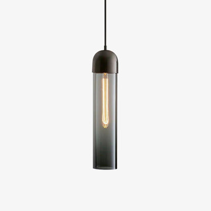 Glass Cylindrical Shape Houselight Pendant Light