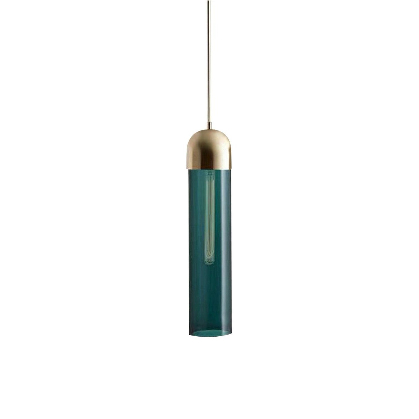 Glass Cylindrical Shape Houselight Pendant Light