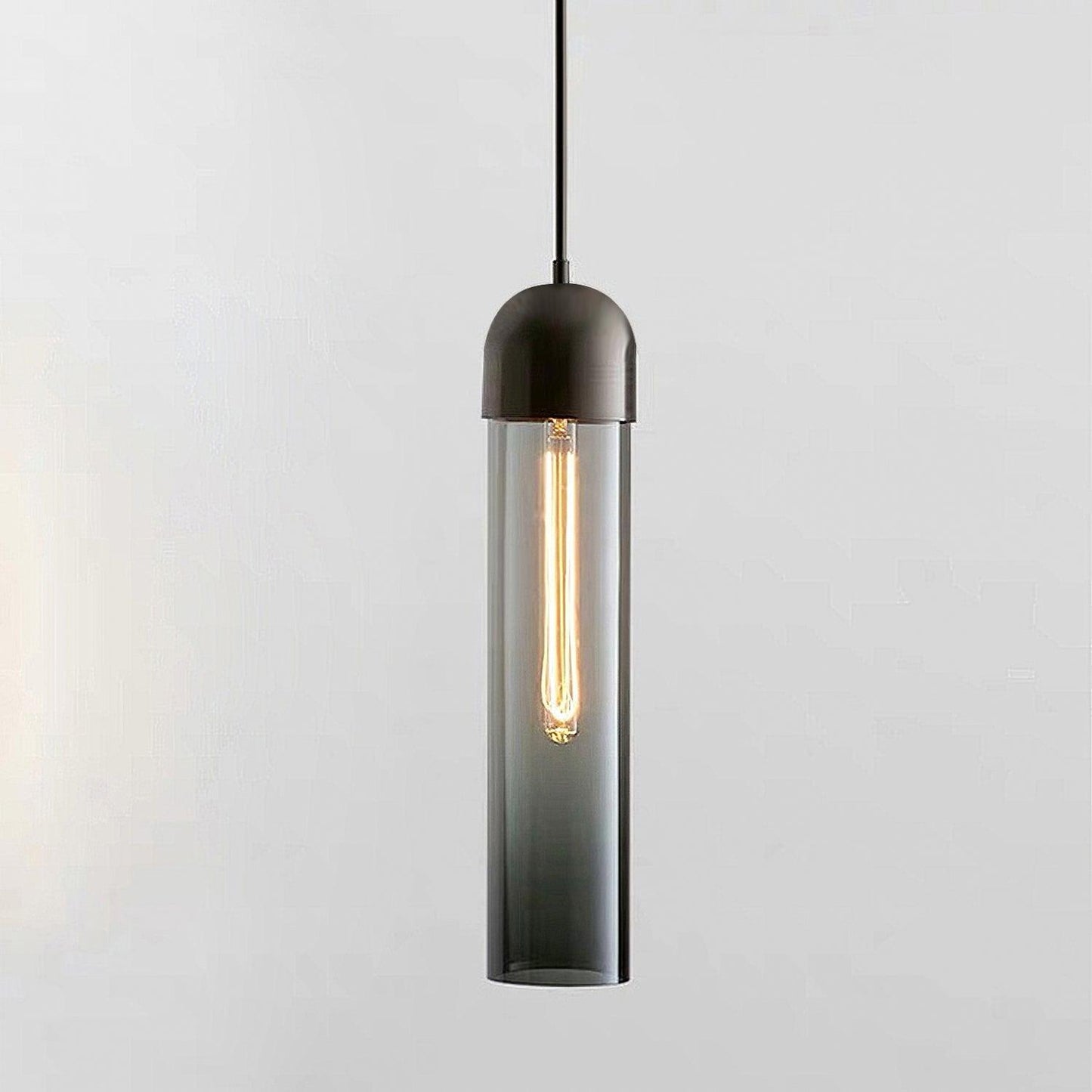 Glass Cylindrical Shape Houselight Pendant Light