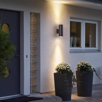 Cylindrical Outdoor Wall Light