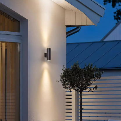 Cylindrical Outdoor Wall Light