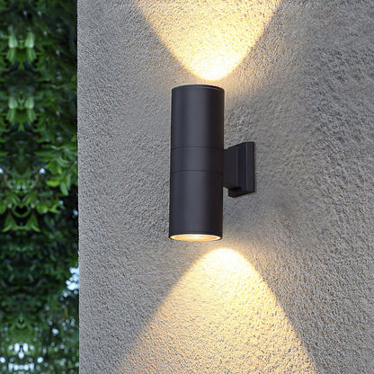 Cylindrical Outdoor Wall Light