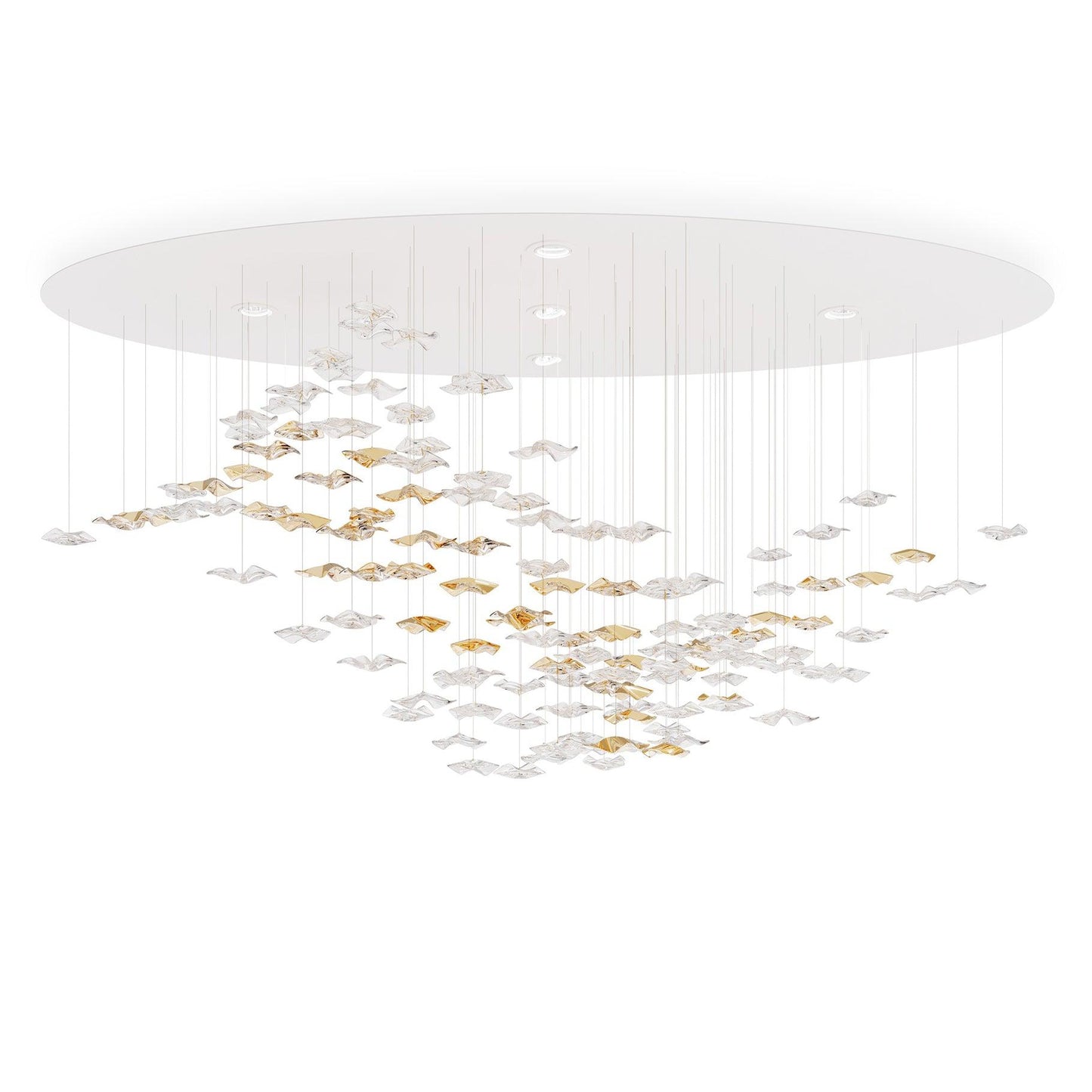 Tidal Art Glass Pendant light Chandelier