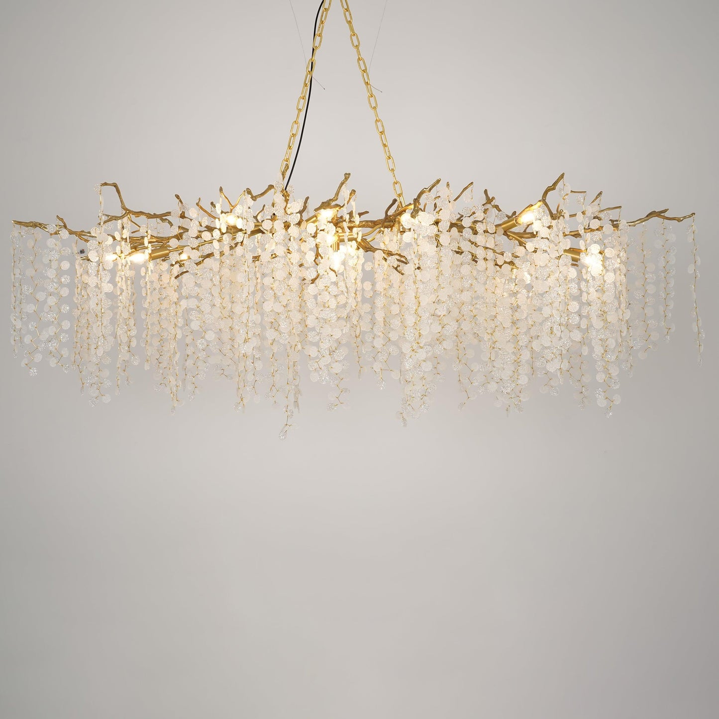 Shiro Noda Crystal Electrolier Chandelier