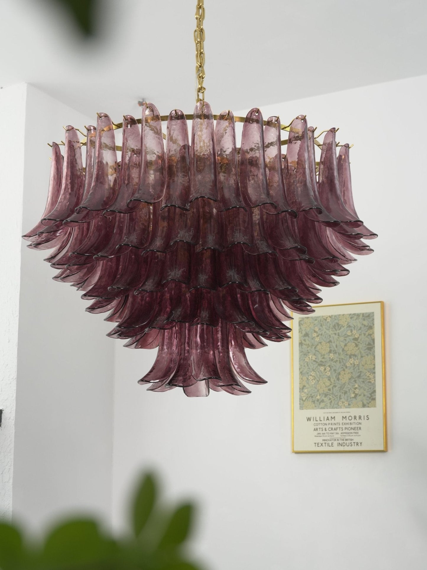 Amethyst Bloom Chandelier