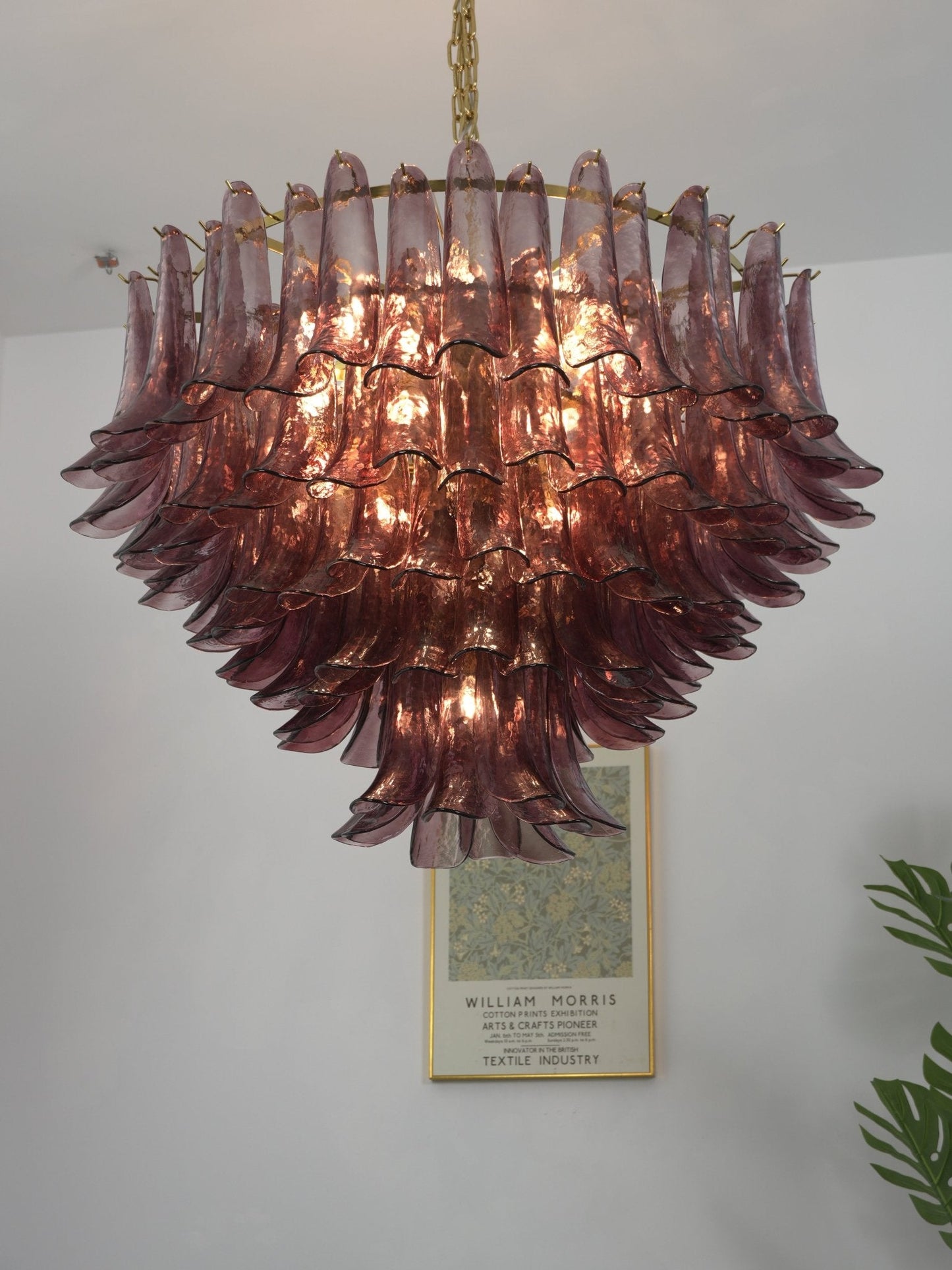 Amethyst Bloom Chandelier