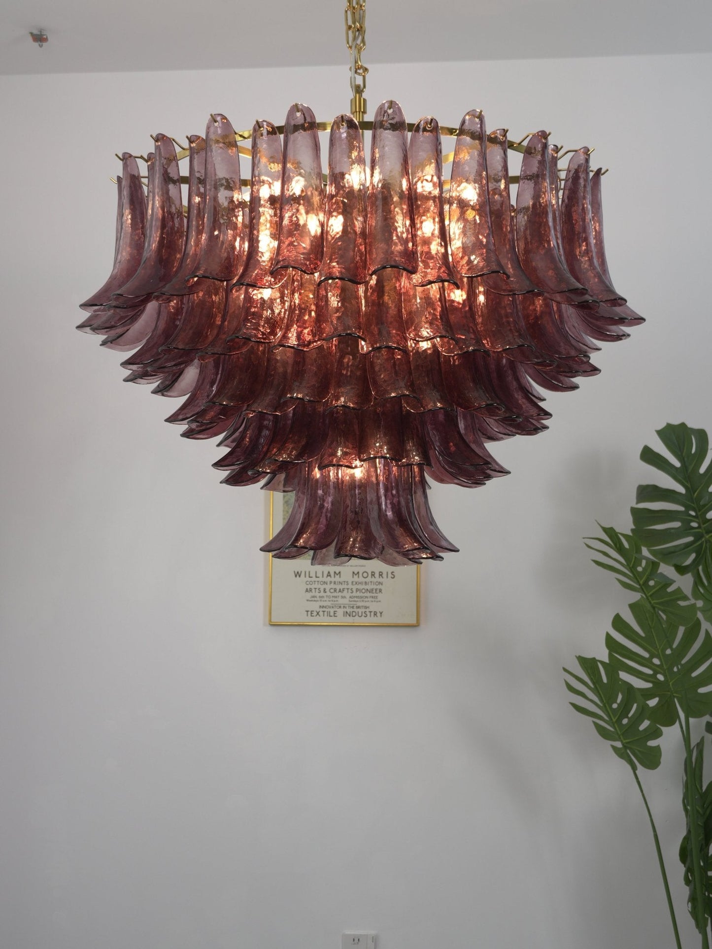 Amethyst Bloom Chandelier