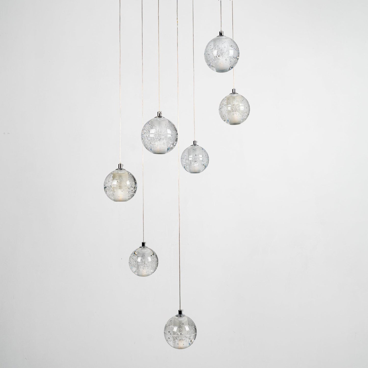 Crystal Bubbles Balls Pendant Lamp