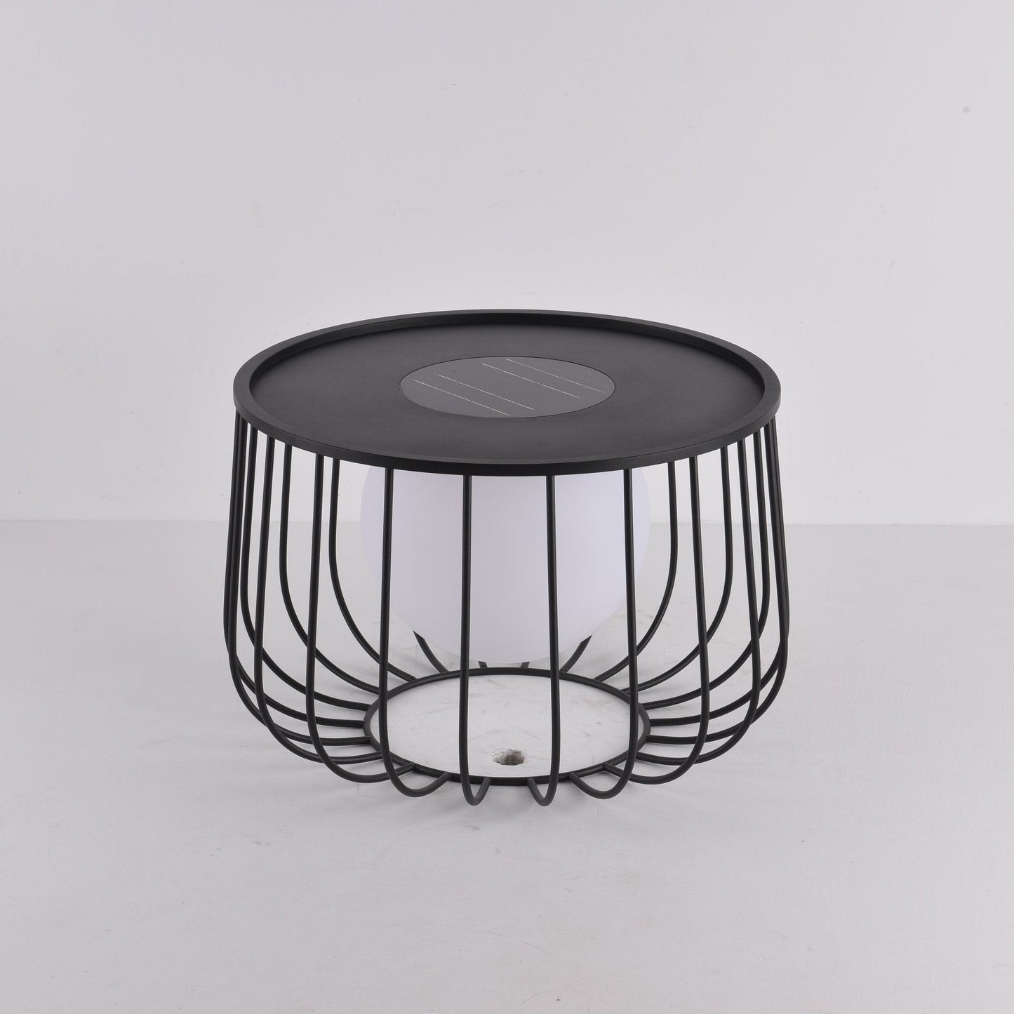 Rowan Cage Solar Lantern Outdoor Lamp