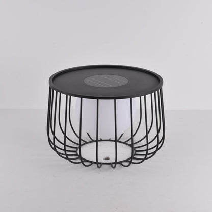 Rowan Cage Solar Lantern Outdoor Lamp