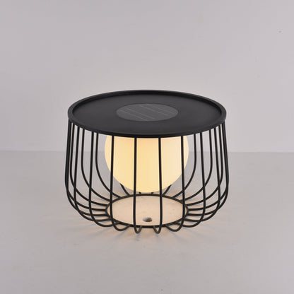 Rowan Cage Solar Lantern Outdoor Lamp
