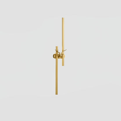 Deer Brass Wall Lamp