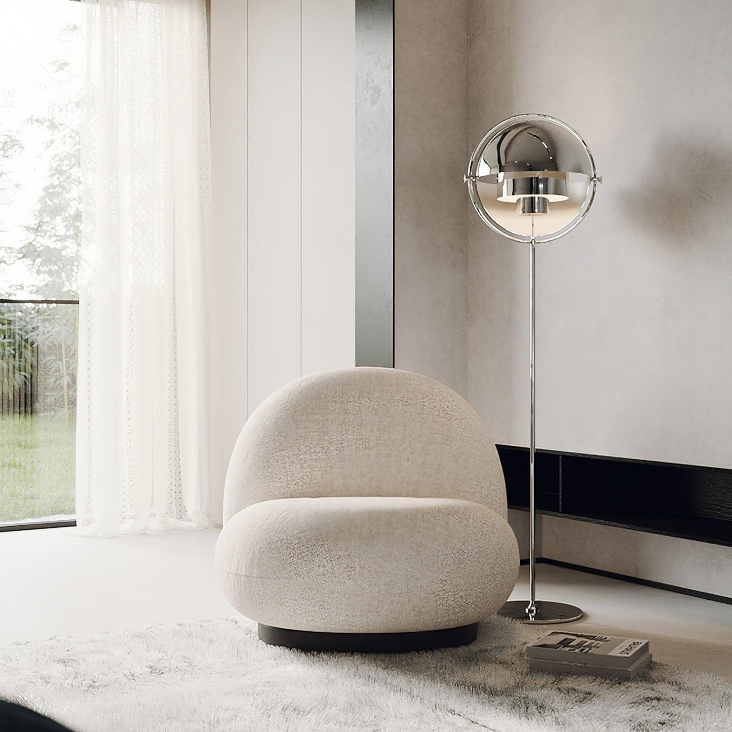 Deformed Ball Floor Lamp