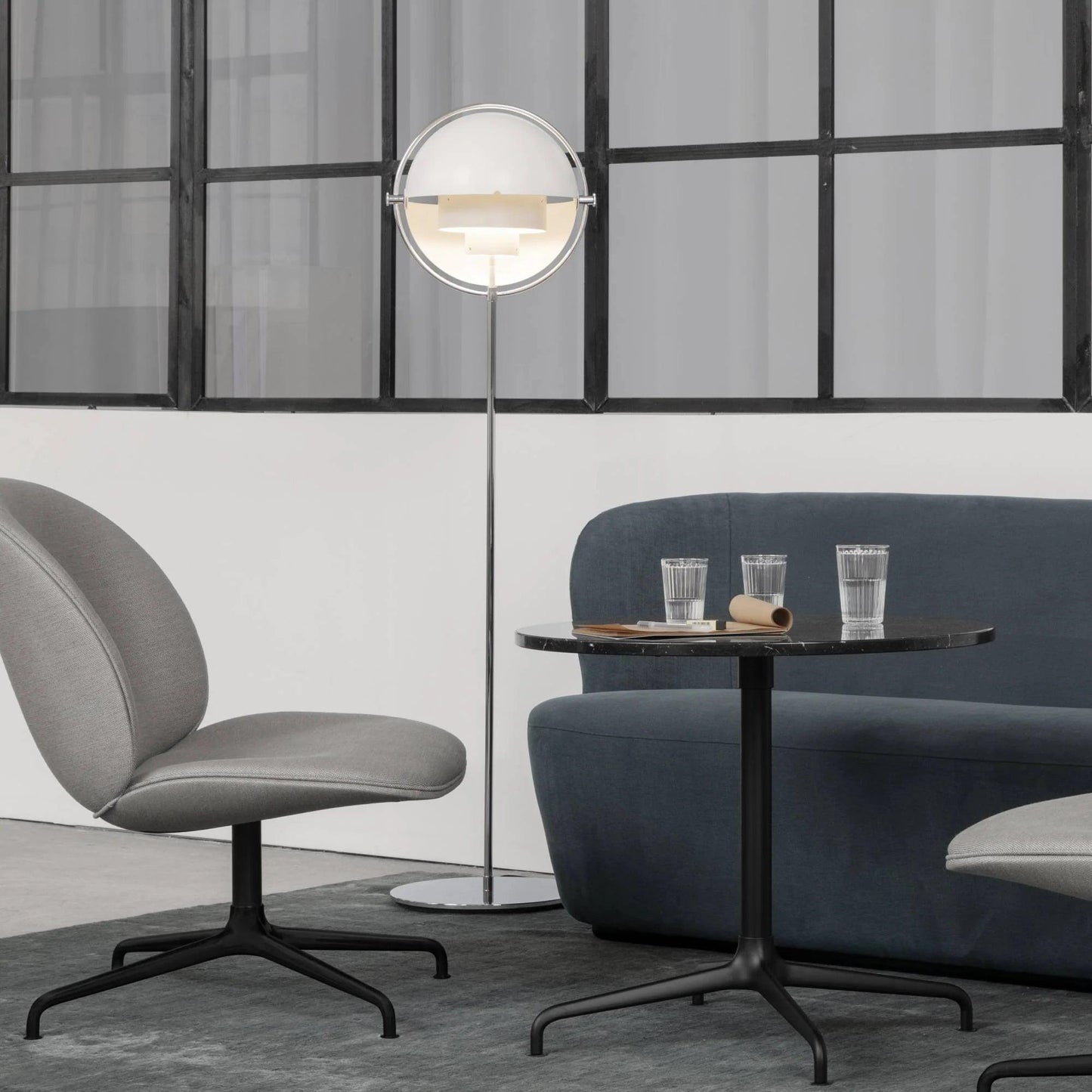 Deformed Ball Floor Lamp