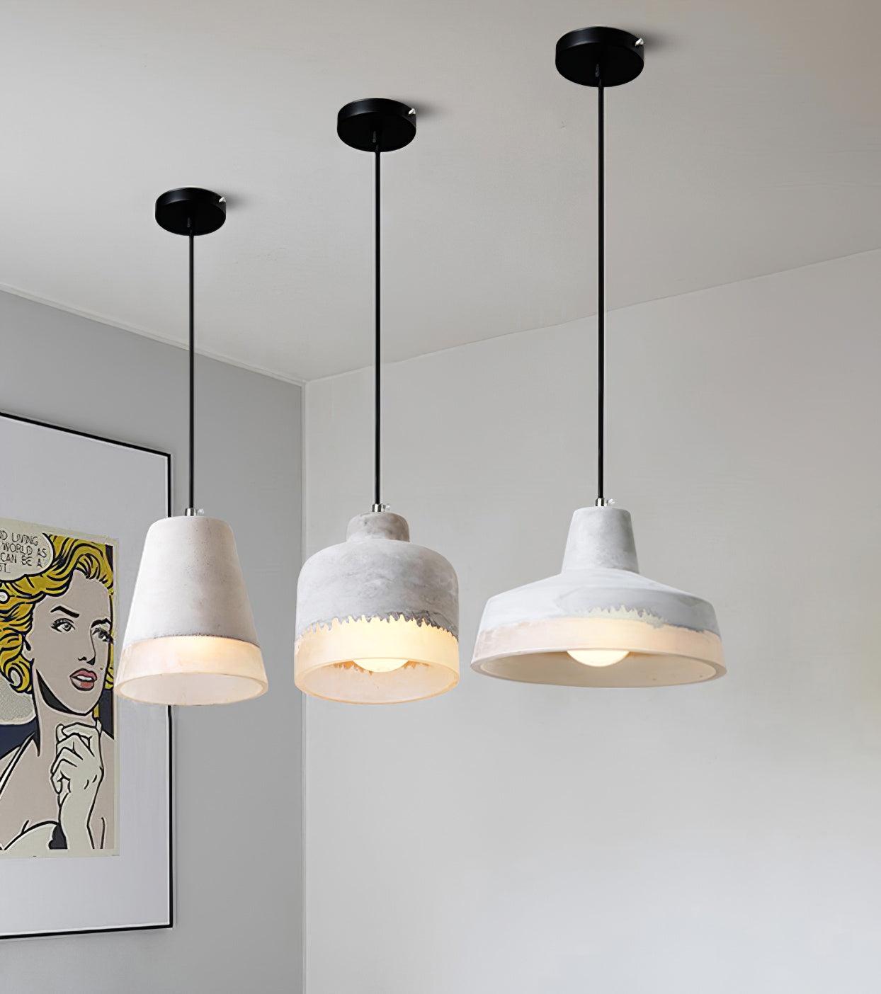 Delia Cement Pendant Light