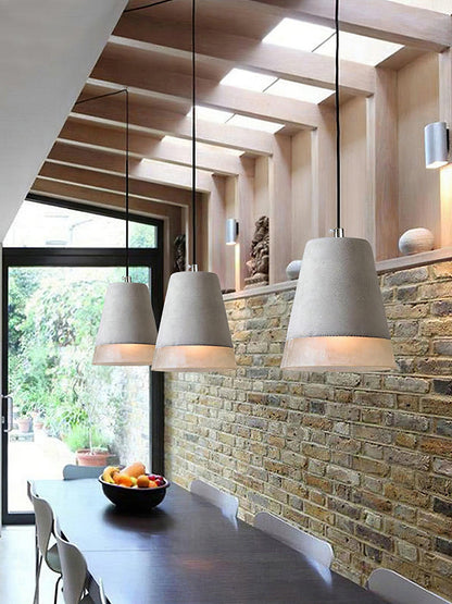 Delia Cement Pendant Light