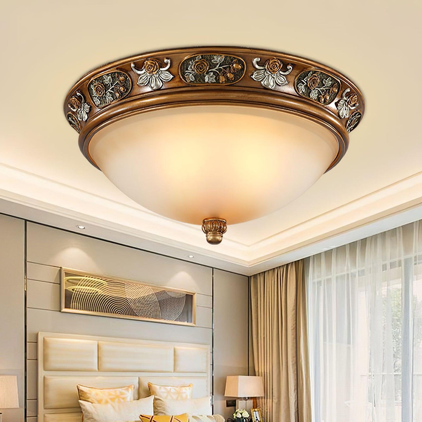 Deltana Resin Recessed Ceiling Light