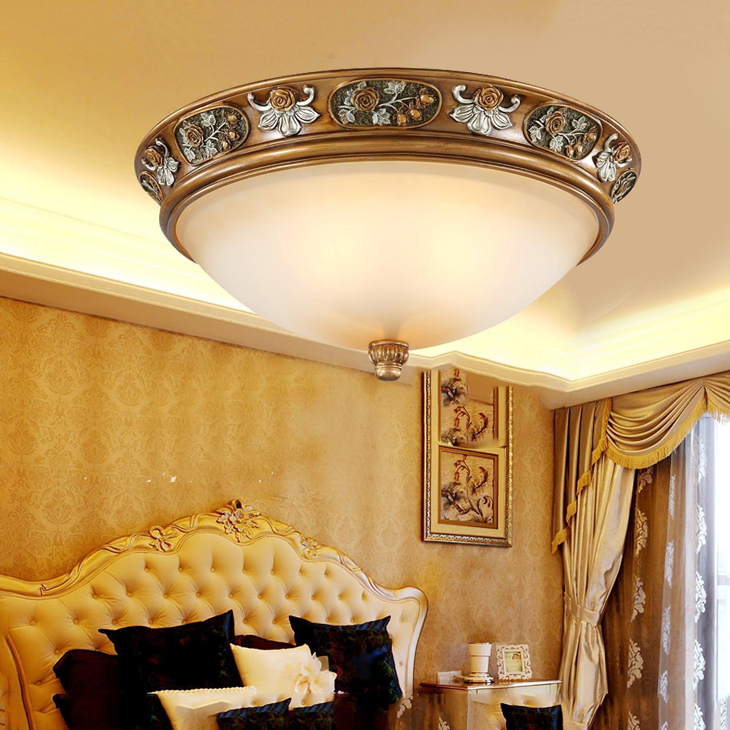 Deltana Resin Recessed Ceiling Light