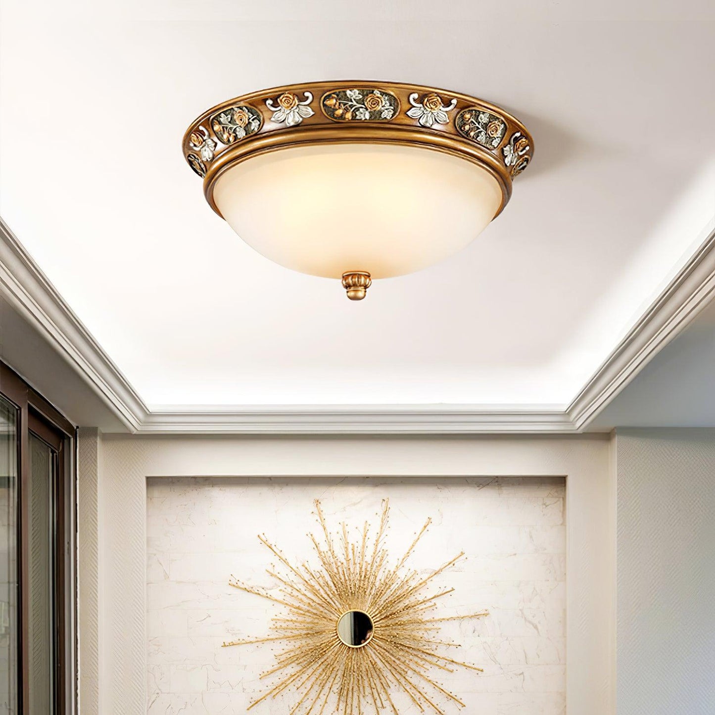 Deltana Resin Recessed Ceiling Light