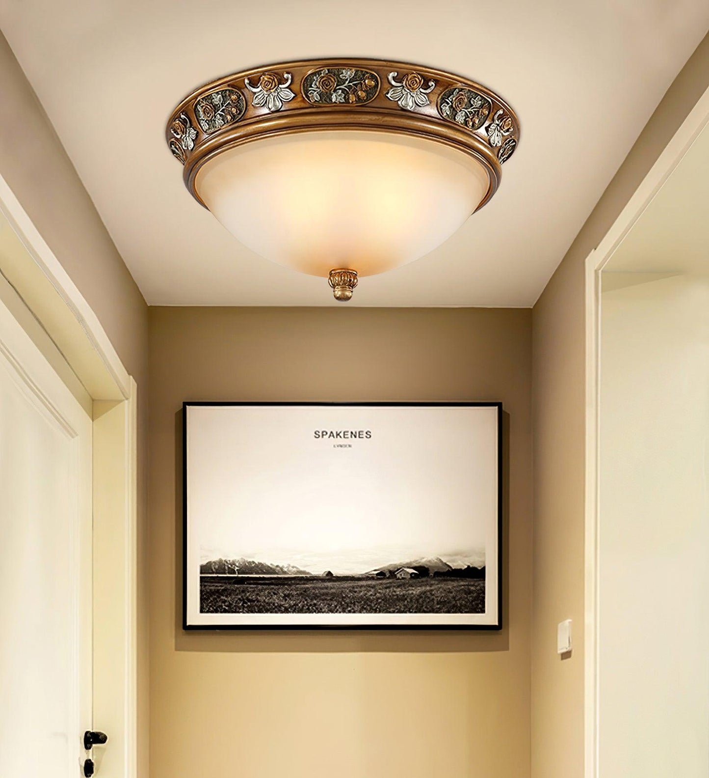 Deltana Resin Recessed Ceiling Light