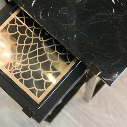 Designer Art Deco Inspired Luxury Side Table Nest