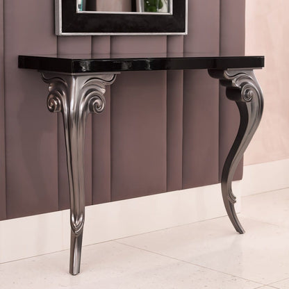 Designer Elegant Contemporary Console And Mirror Set