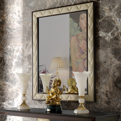 Designer High End Art Deco Inspired Console And Mirror Set