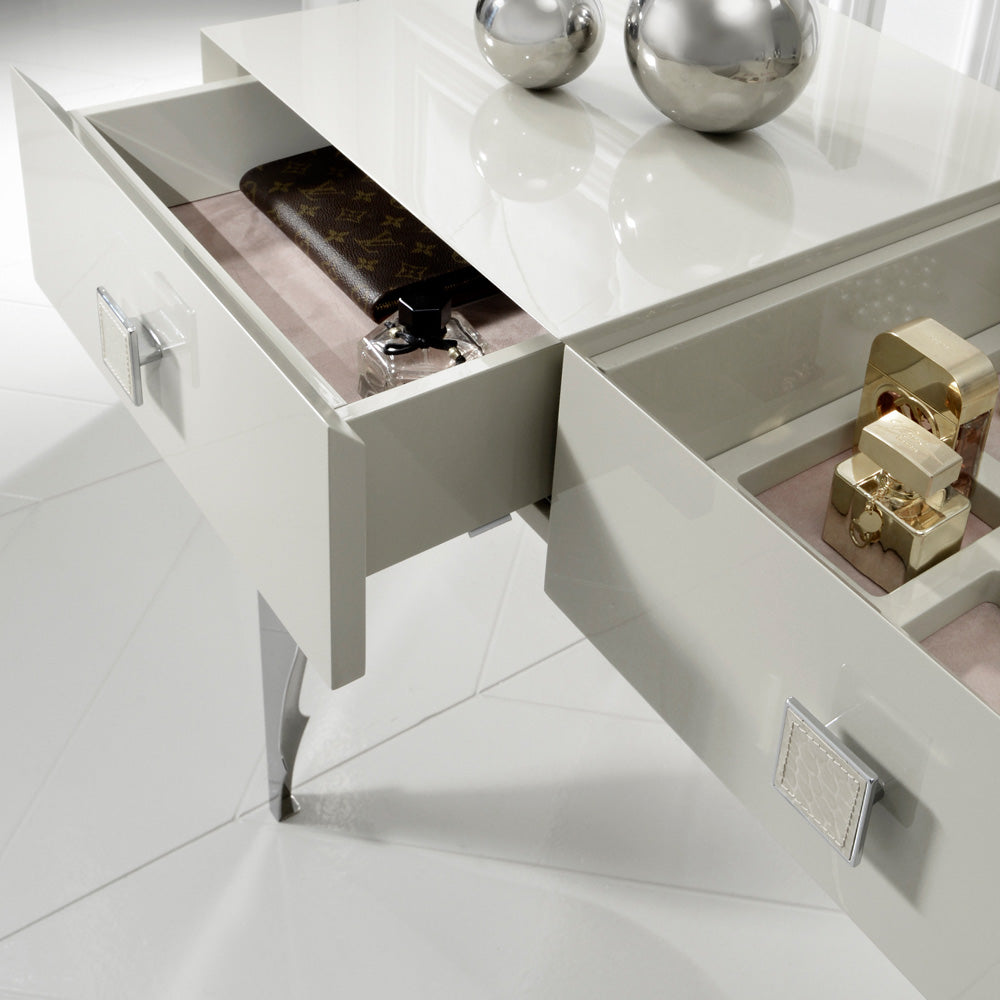 Contemporary Designer Italian Lacquered Dressing Table