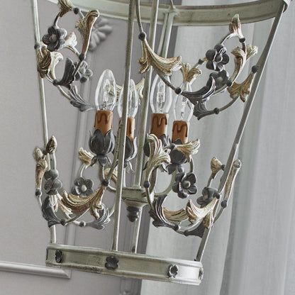 Designer Italian Lantern Candle Style Chandelier