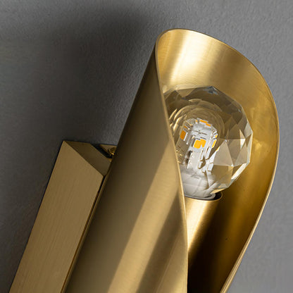 Diamonds Brass Wall Lamp