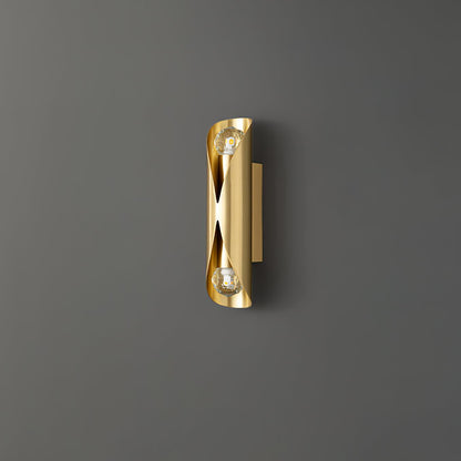 Diamonds Brass Wall Lamp