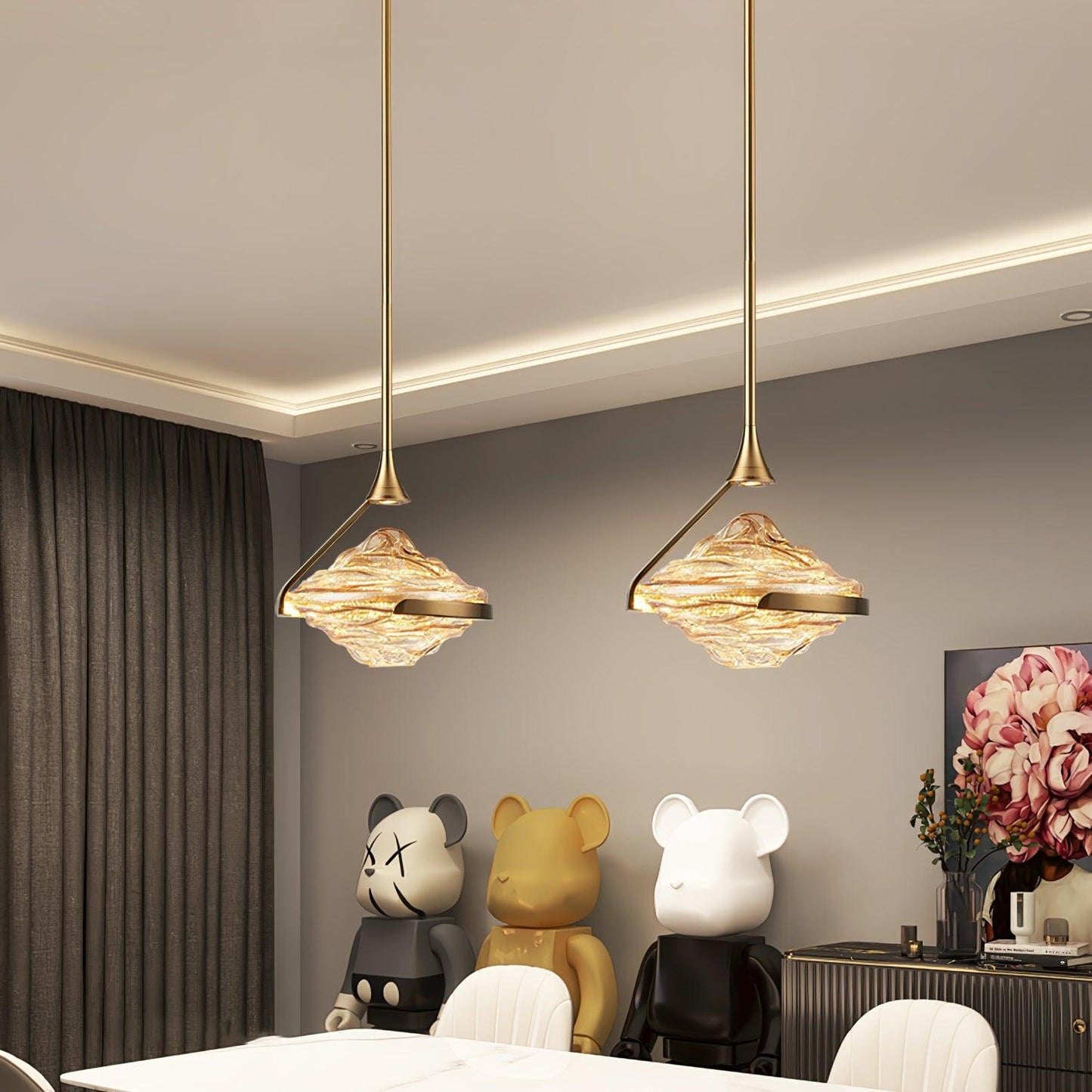 Diamond Crystal Pendant Lamp