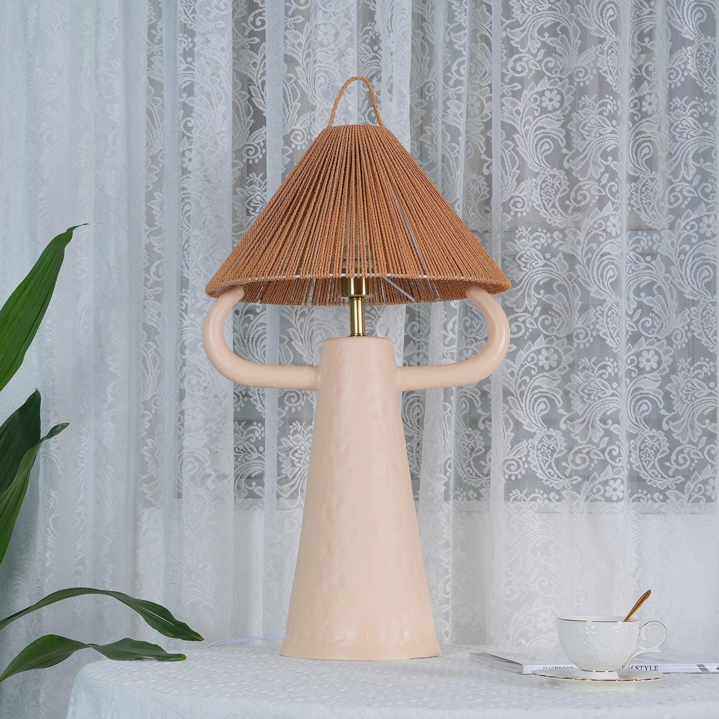 Horns Ceramic Reading light Table Lamp