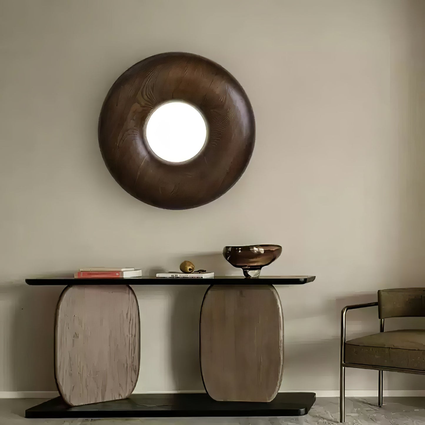 Donut Wood Ceiling Light