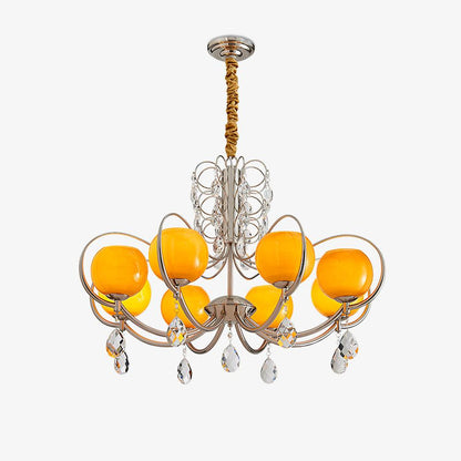 Doria Crystal Crown Chandelier