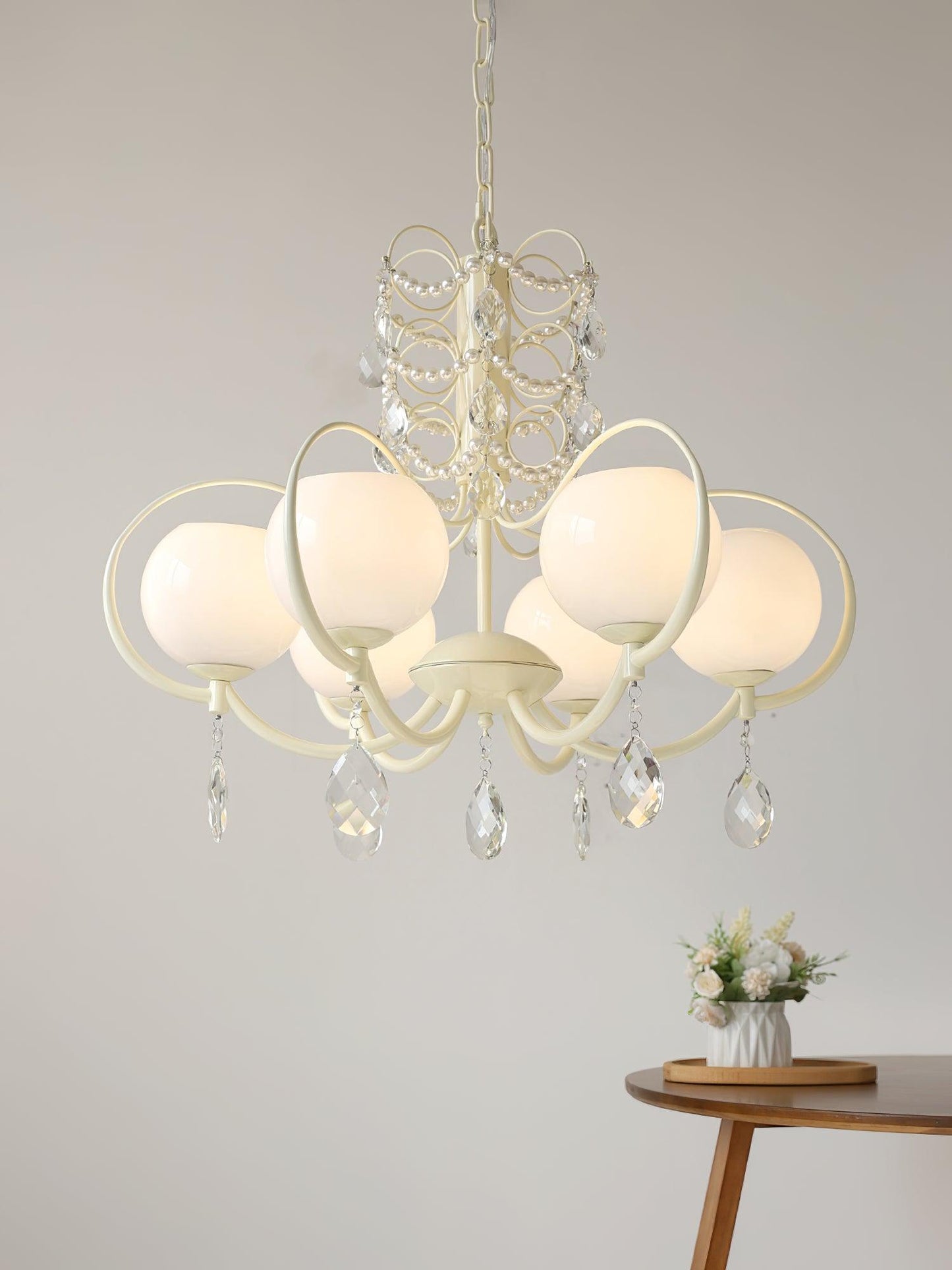 Doria Crystal Crown Chandelier