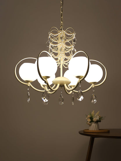 Doria Crystal Crown Chandelier