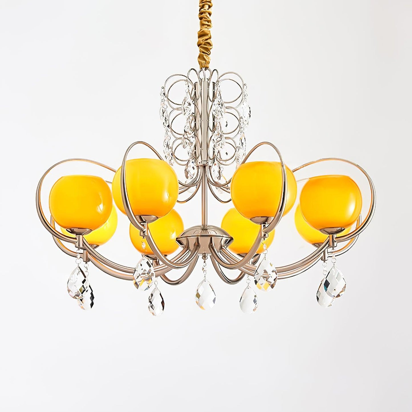 Doria Crystal Crown Chandelier