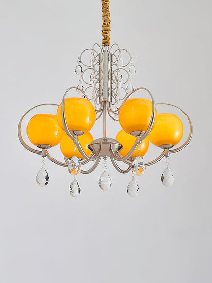 Doria Crystal Crown Chandelier