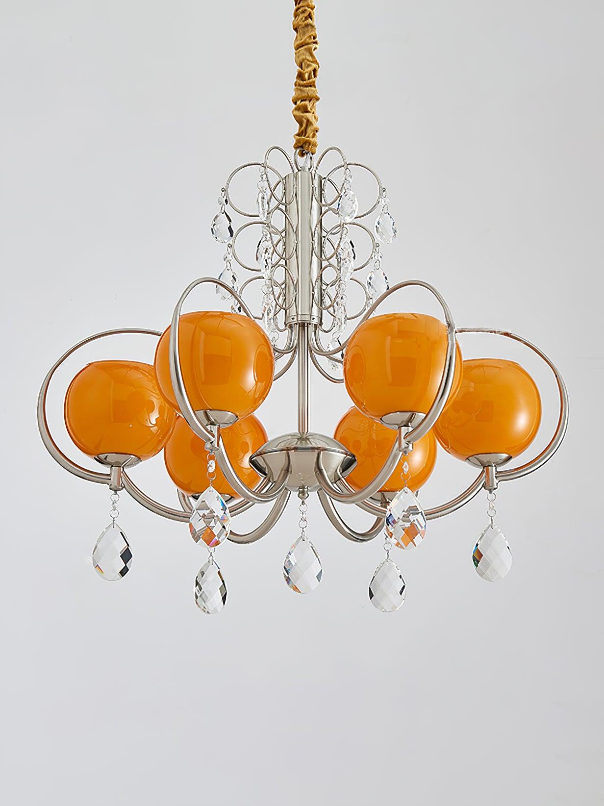 Doria Crystal Crown Chandelier