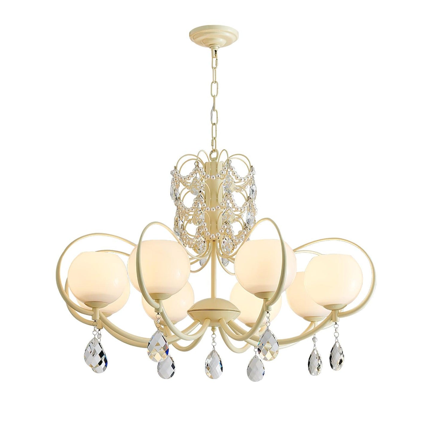 Doria Crystal Crown Chandelier