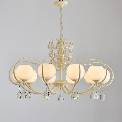 Doria Crystal Crown Chandelier