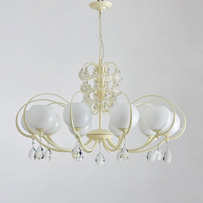 Doria Crystal Crown Chandelier