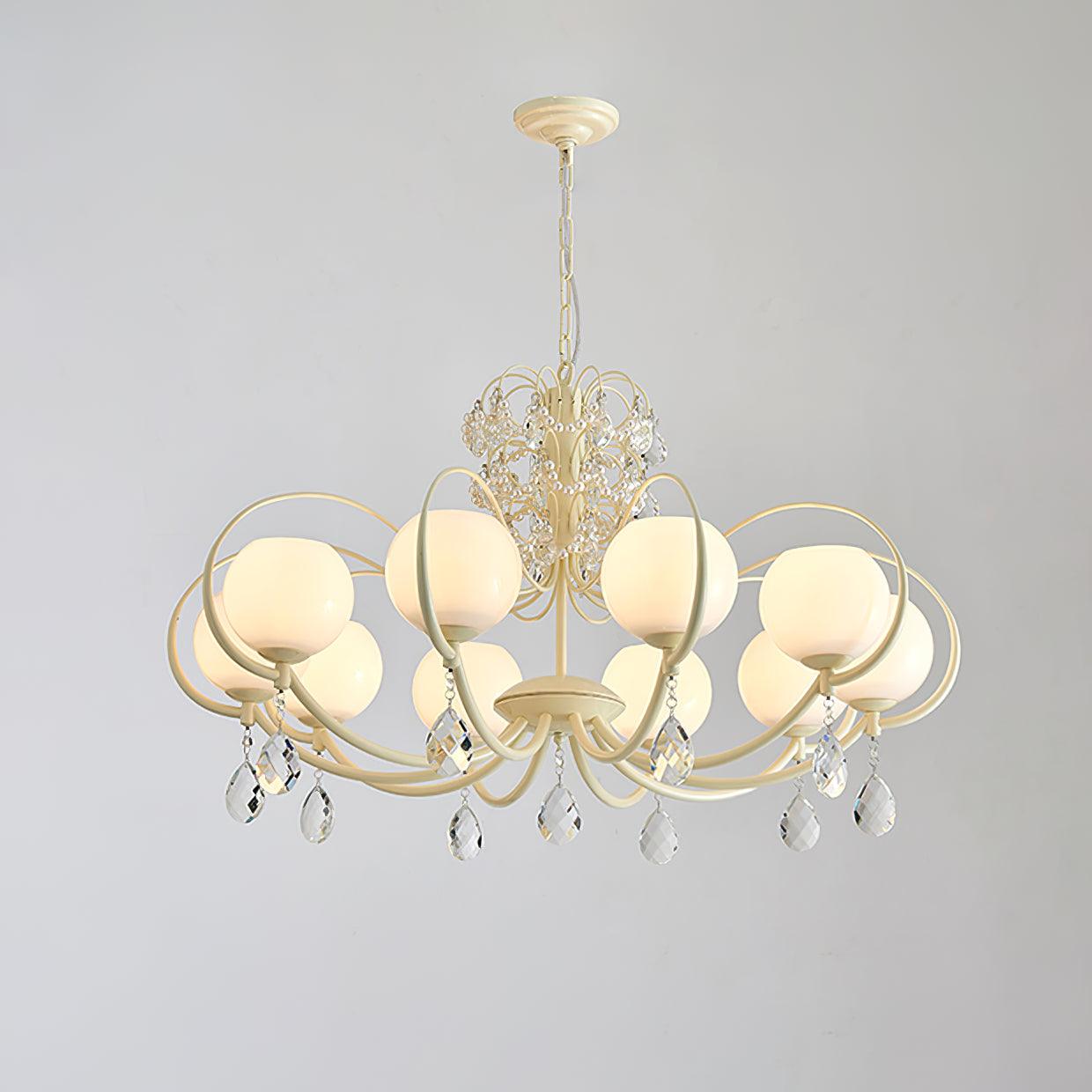 Doria Crystal Crown Chandelier